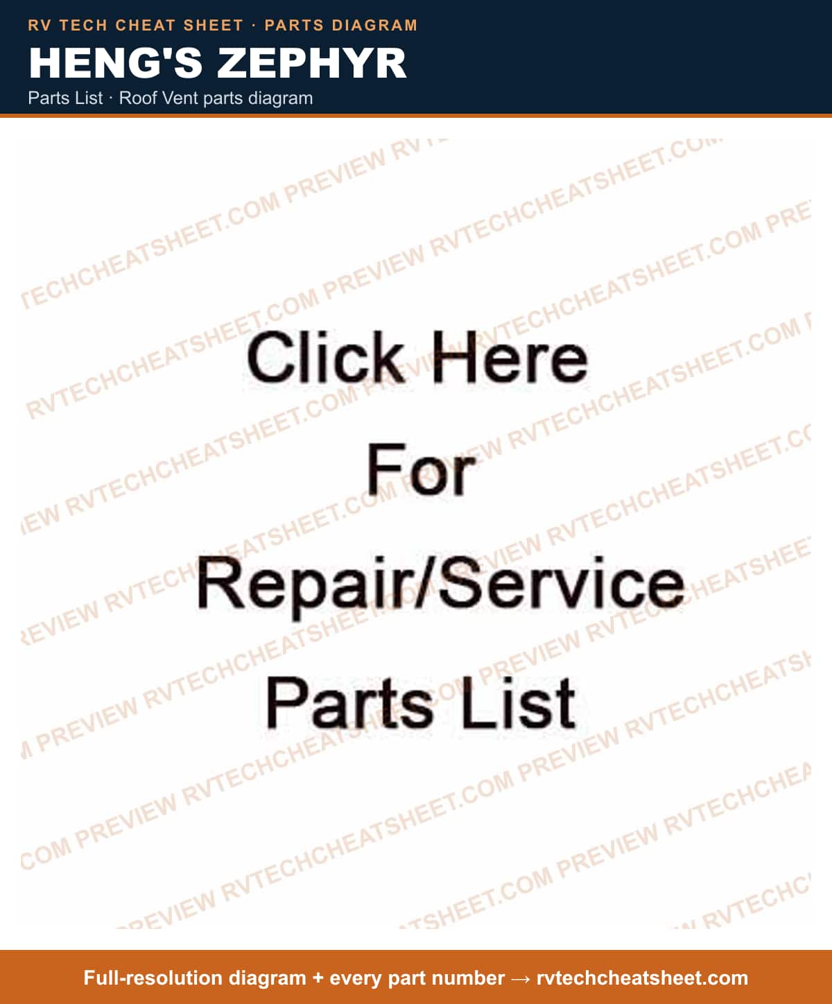 Heng's Zephyr parts list — exploded parts diagram 1 of 3