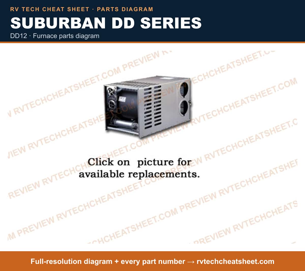 Suburban Dd Series dd12 — exploded parts diagram 1 of 2