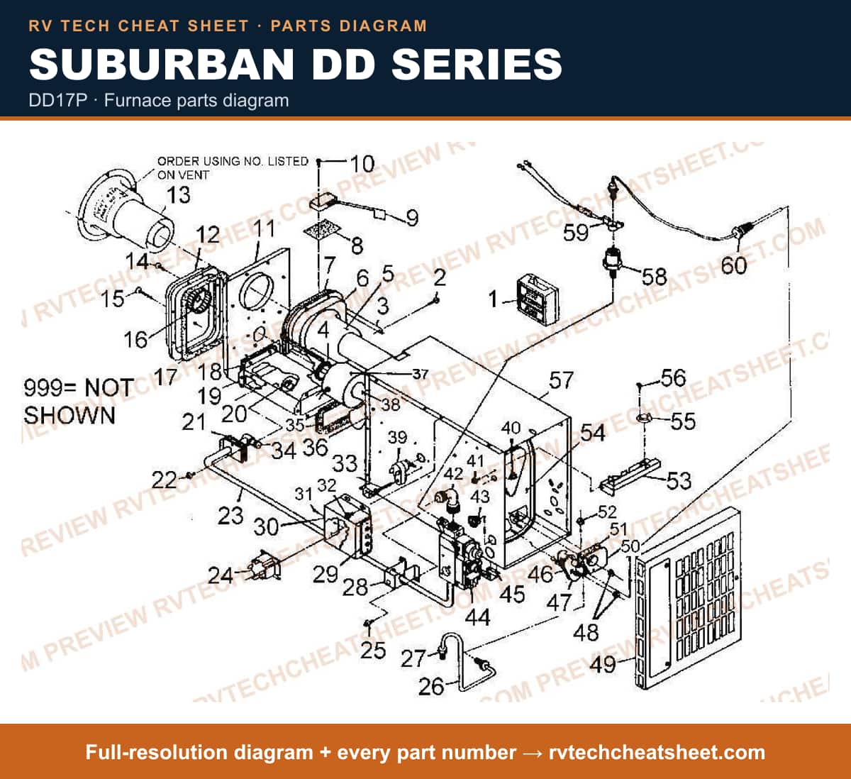 Suburban Dd Series dd17p — exploded parts diagram 2 of 2