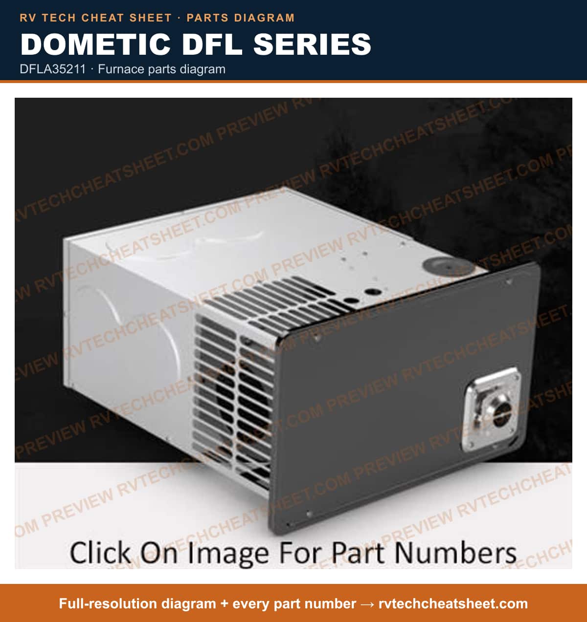 Dometic Dfl Series dfla35211 — exploded parts diagram 3 of 4