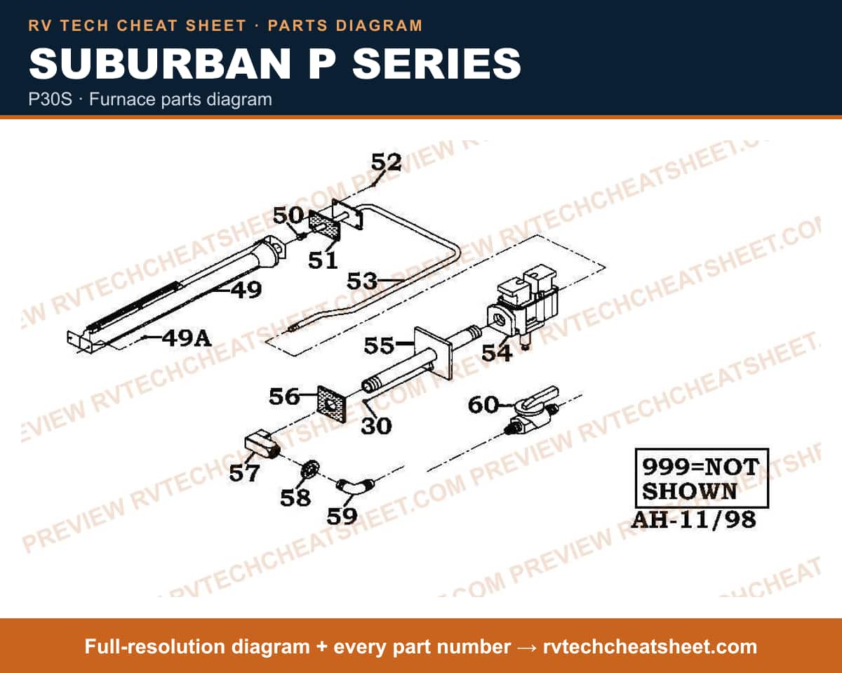 Suburban P Series p30s — exploded parts diagram 4 of 5