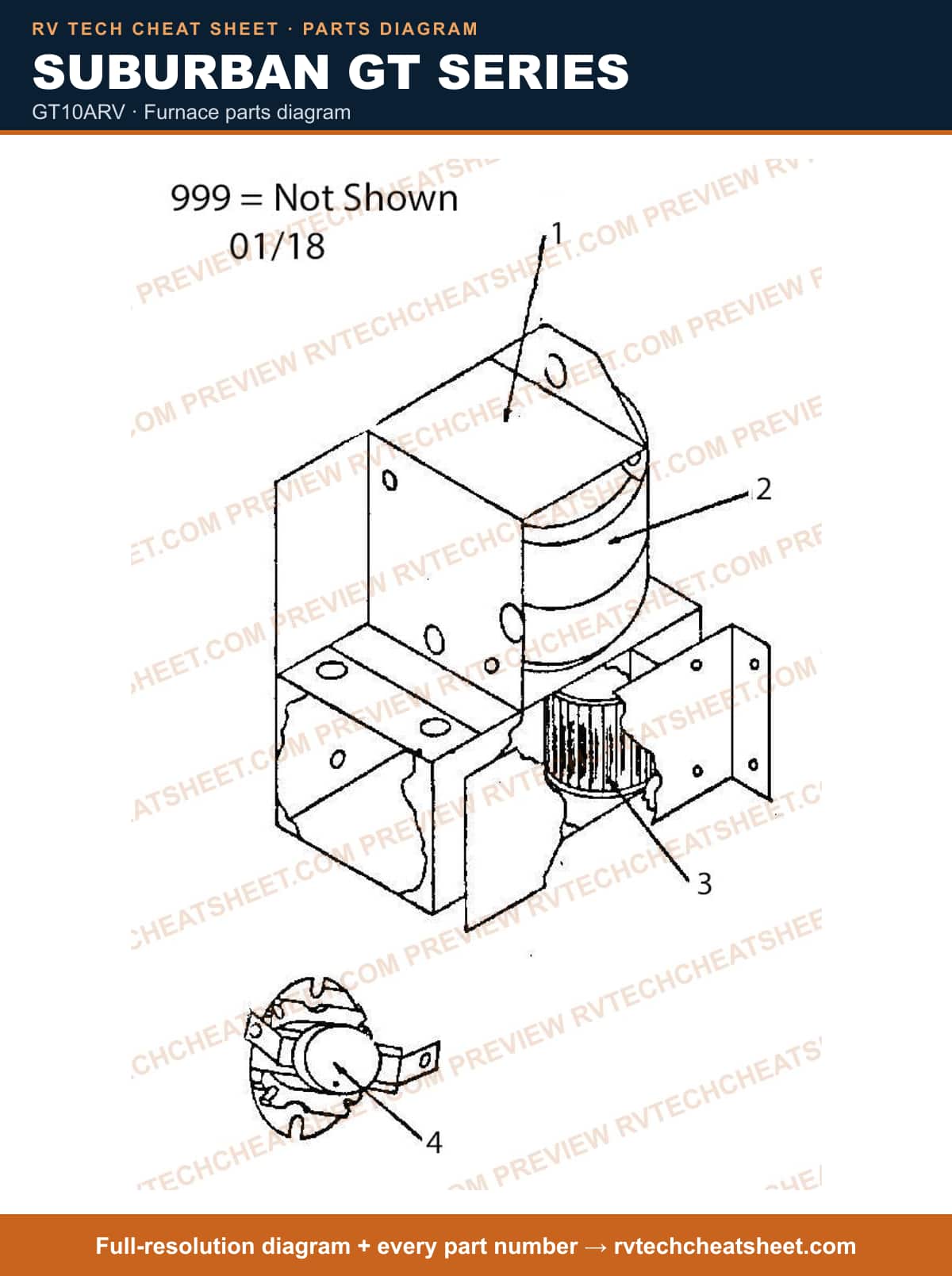 Suburban Gt Series gt10arv — exploded parts diagram 2 of 3
